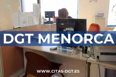 Cita Previa DGT Menorca